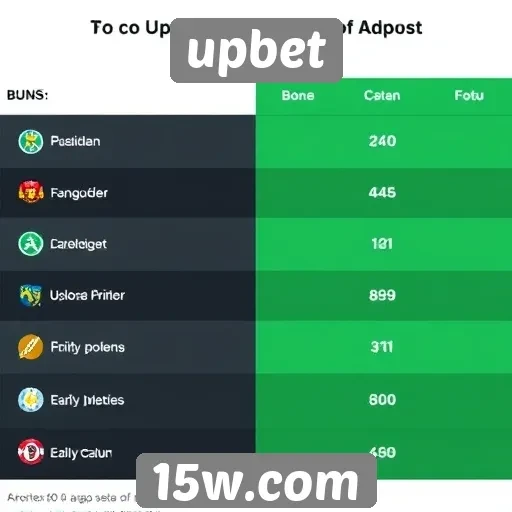 Comparativo de bônus oferecidos pela upbet